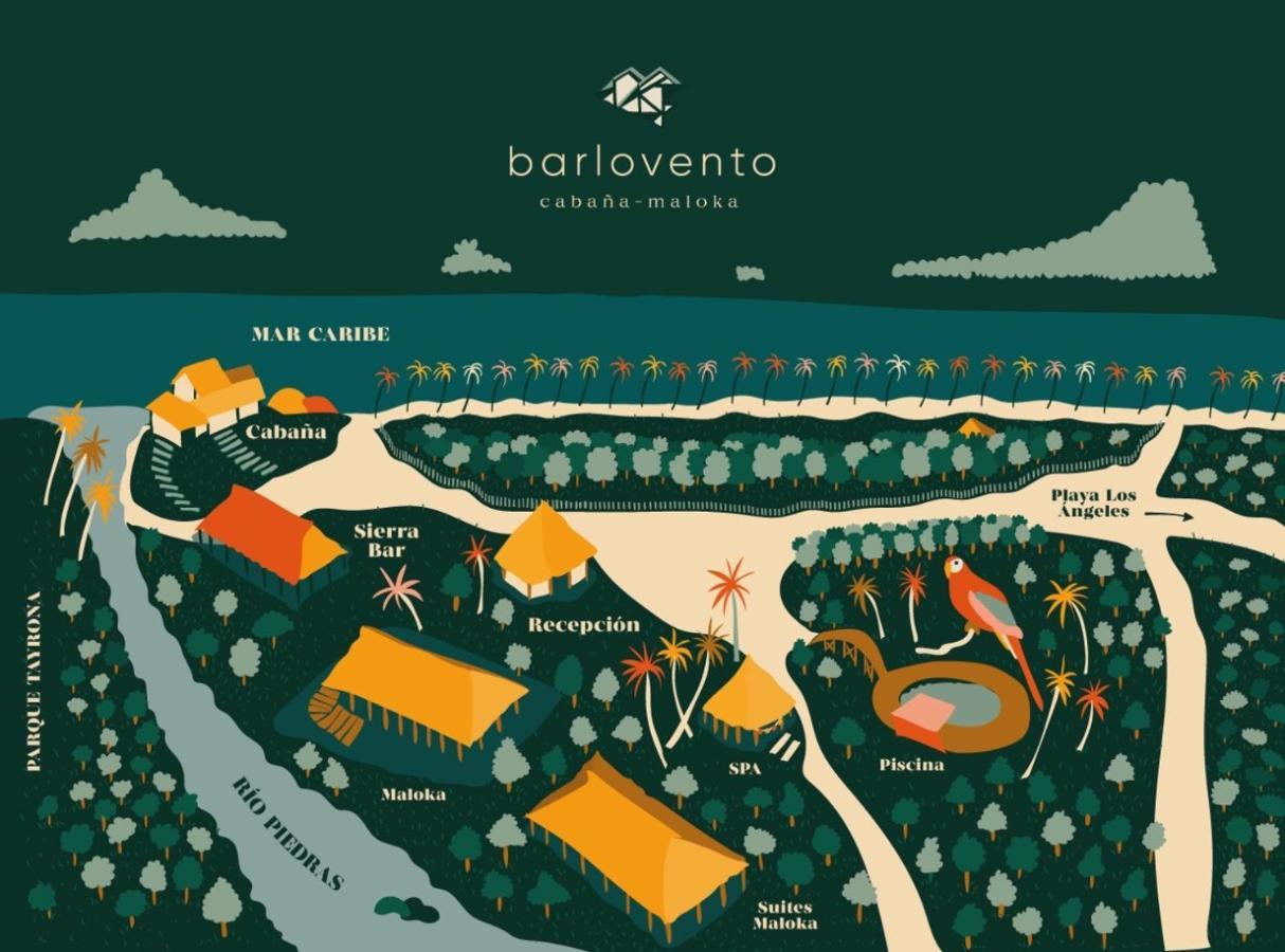 לוס נרנחוס Finca Barlovento Cabana, Tayrona מראה חיצוני תמונה